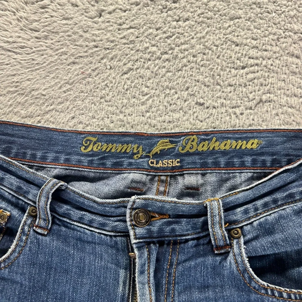 Tommy‎ Bahama Jeans Men's 33x30 Blue Cotton Denim Straight Classic Fit Workwear